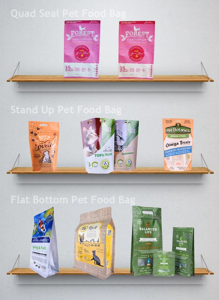 Laminated Plastic Packaging Standing up Pet Food Bag Dog Food Packaging