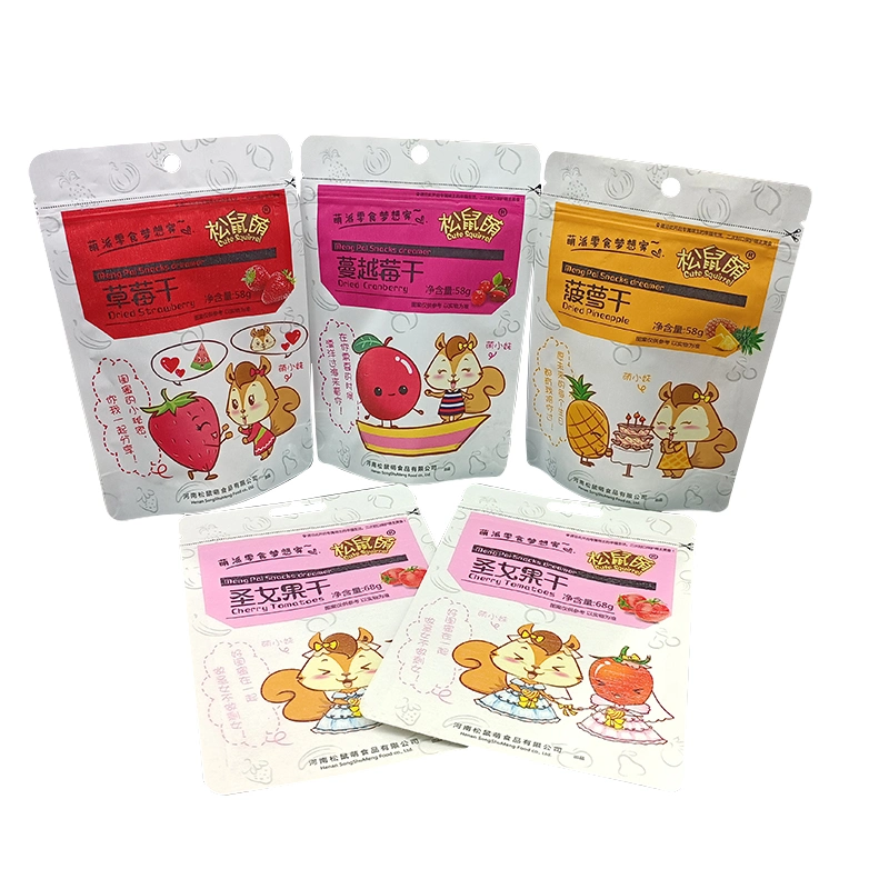 Custom Logo Food Grade Printed Stand up Pouch Plastic Aluminium Pouch Ziplock Pet Food Bag Resealable Packaging