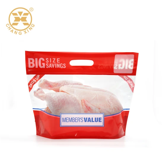 사용자 정의 인쇄 3kg 휴대용 플라스틱 식품 포장 Doypack Mylar 가방 지퍼와 프라이드 치킨 Pollo Asado용 창